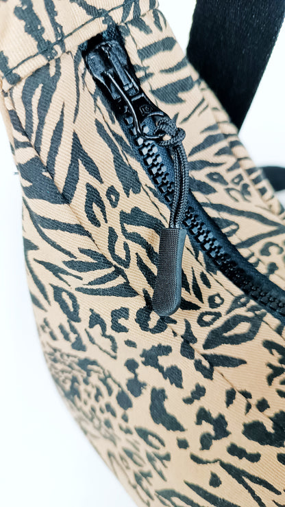 unisex crossbody bag upcycled fabric