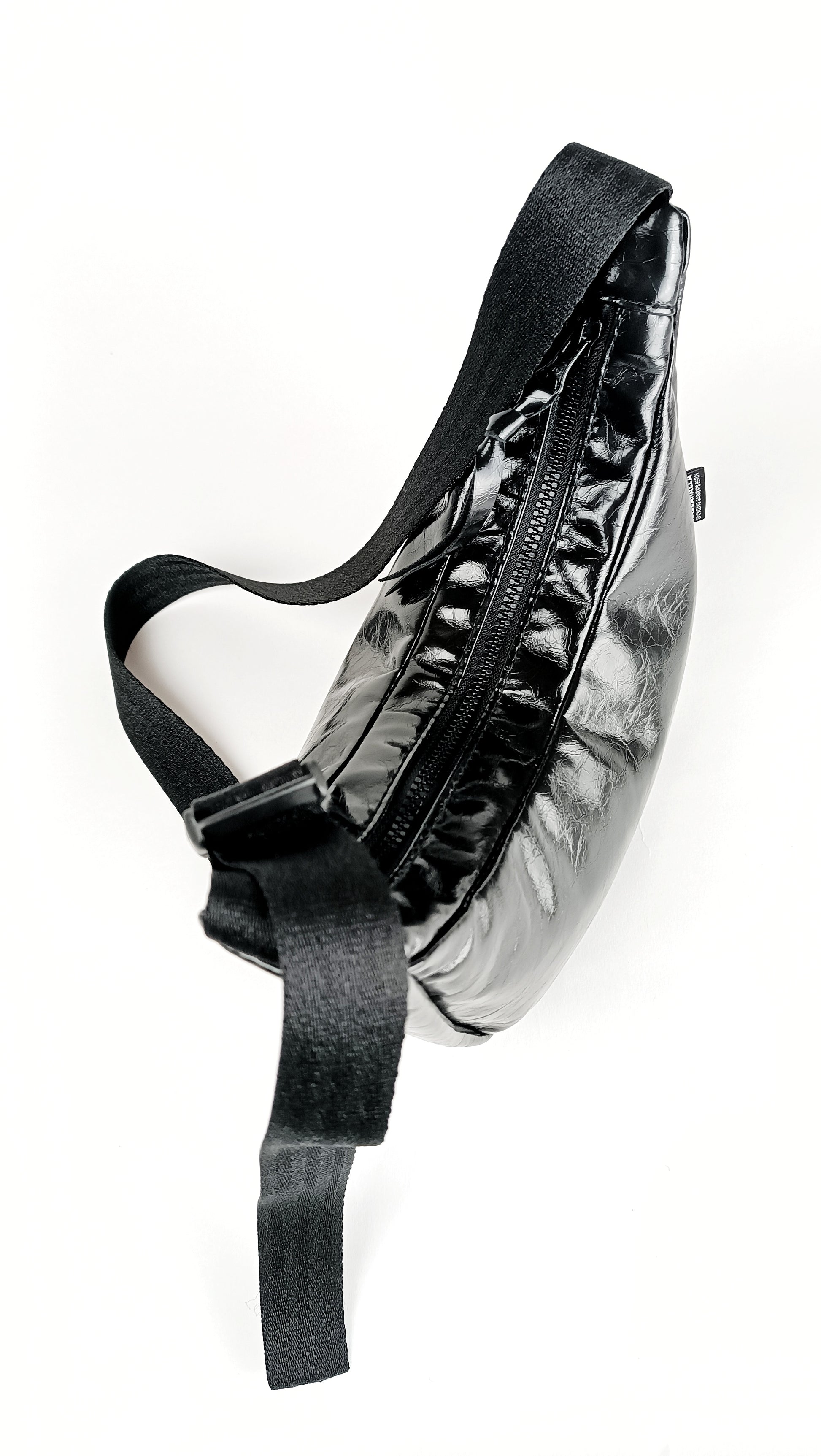 unisex crossbody bag upcycled fabric