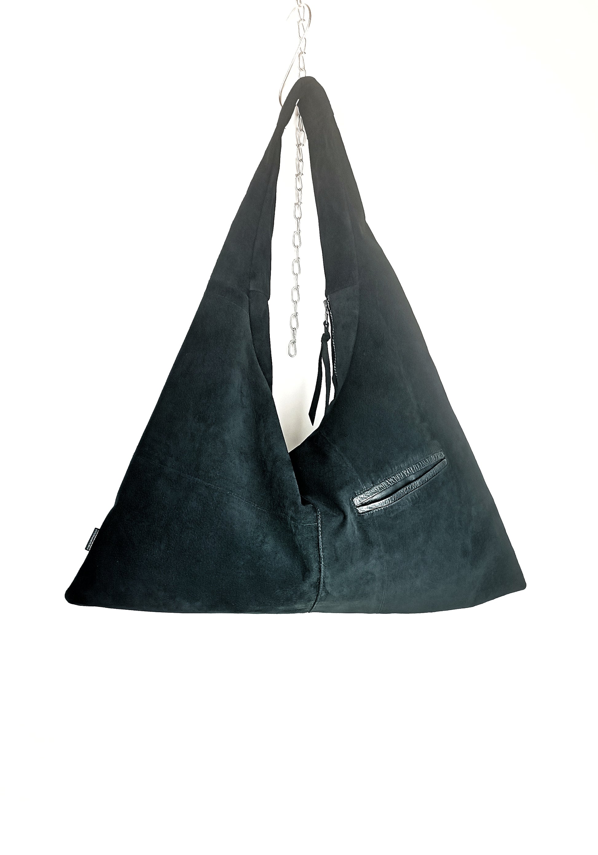triangle bag unisex tasche aus upgecycelten textilien Außentasche