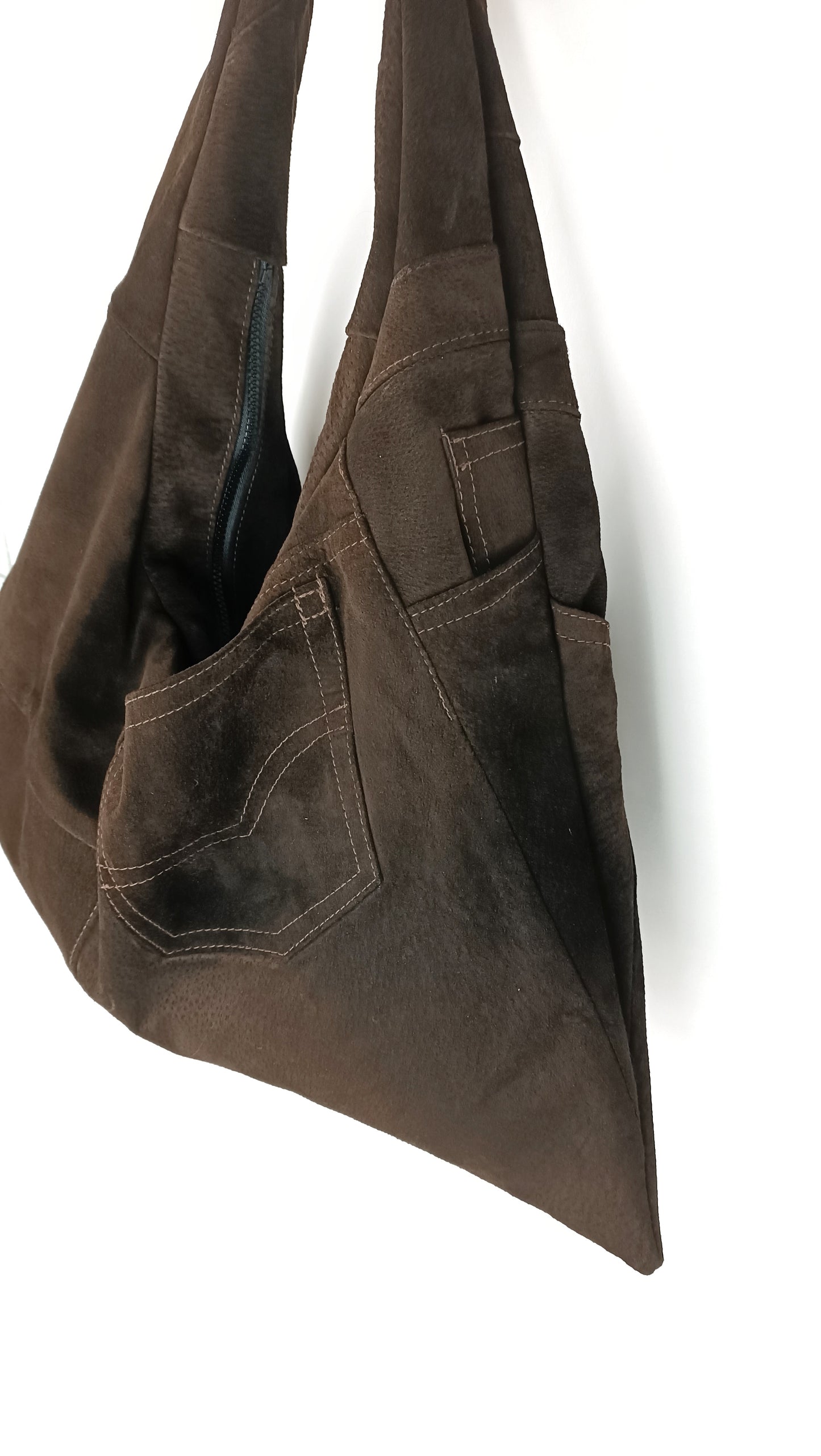 upcycling unisex triangle bag wallawalla mit Außentaschen