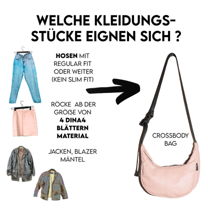 Welche Kleidungsstücke eignen sich für eine Crossbody Bag aus deinem Kleidungsstück