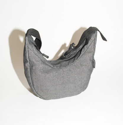 Crossbody Bag | Shiny Denim Silbergrau