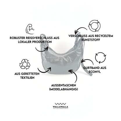 moonbag design unisex umhängetasche